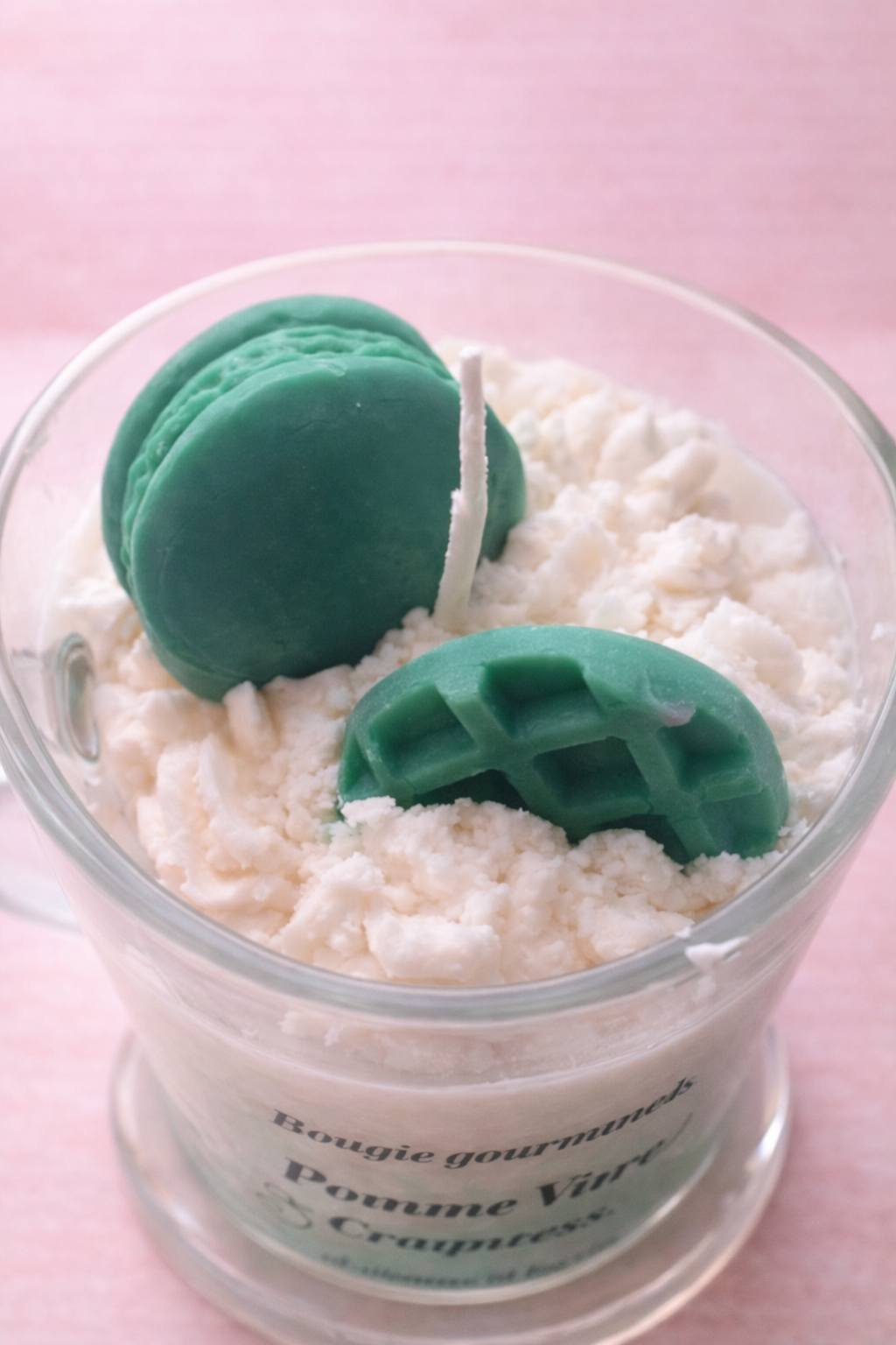 Bougie parfumée Pomme verte craquante – senteur fruitée – Image 2