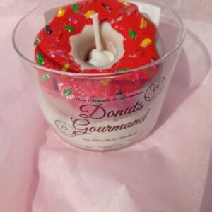 Bougie parfumée donuts gourmand artisanale