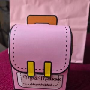 Petit Cartable parfumé 🌸 Merci Maîtresse