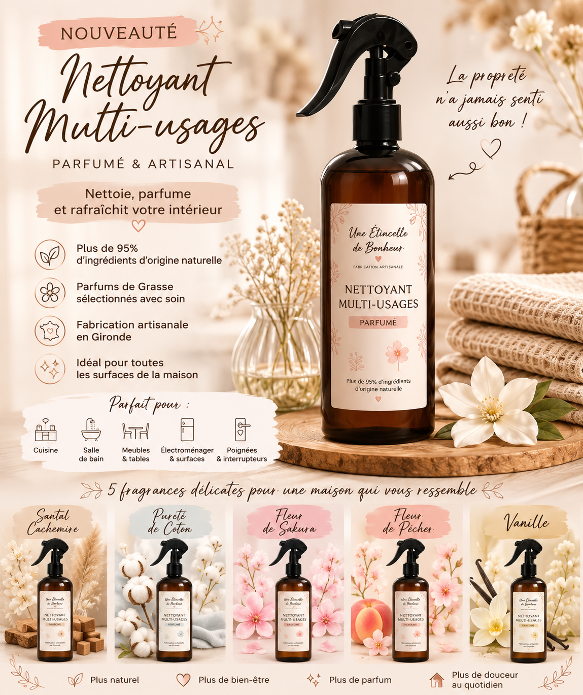 Le spray multi-usages